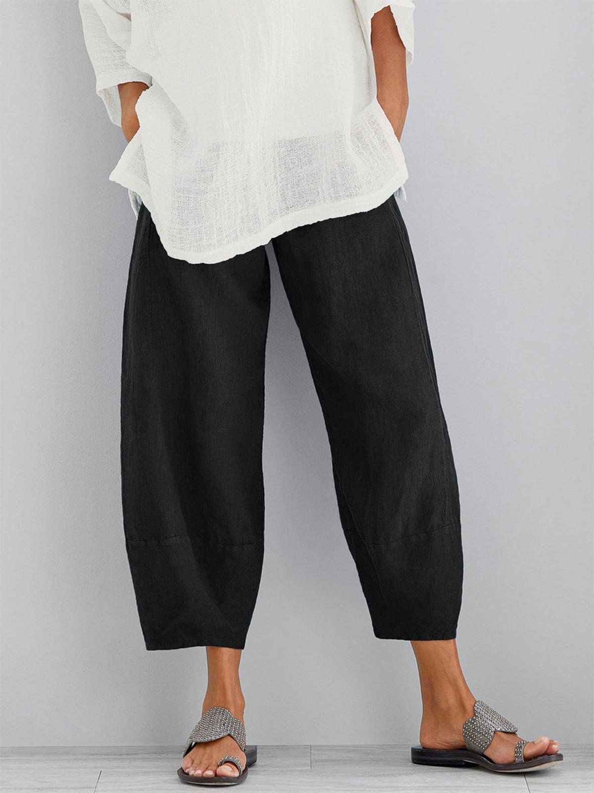 Evrielle | Casual Loose Fit Broek voor dames - Comfortabel, Ademend