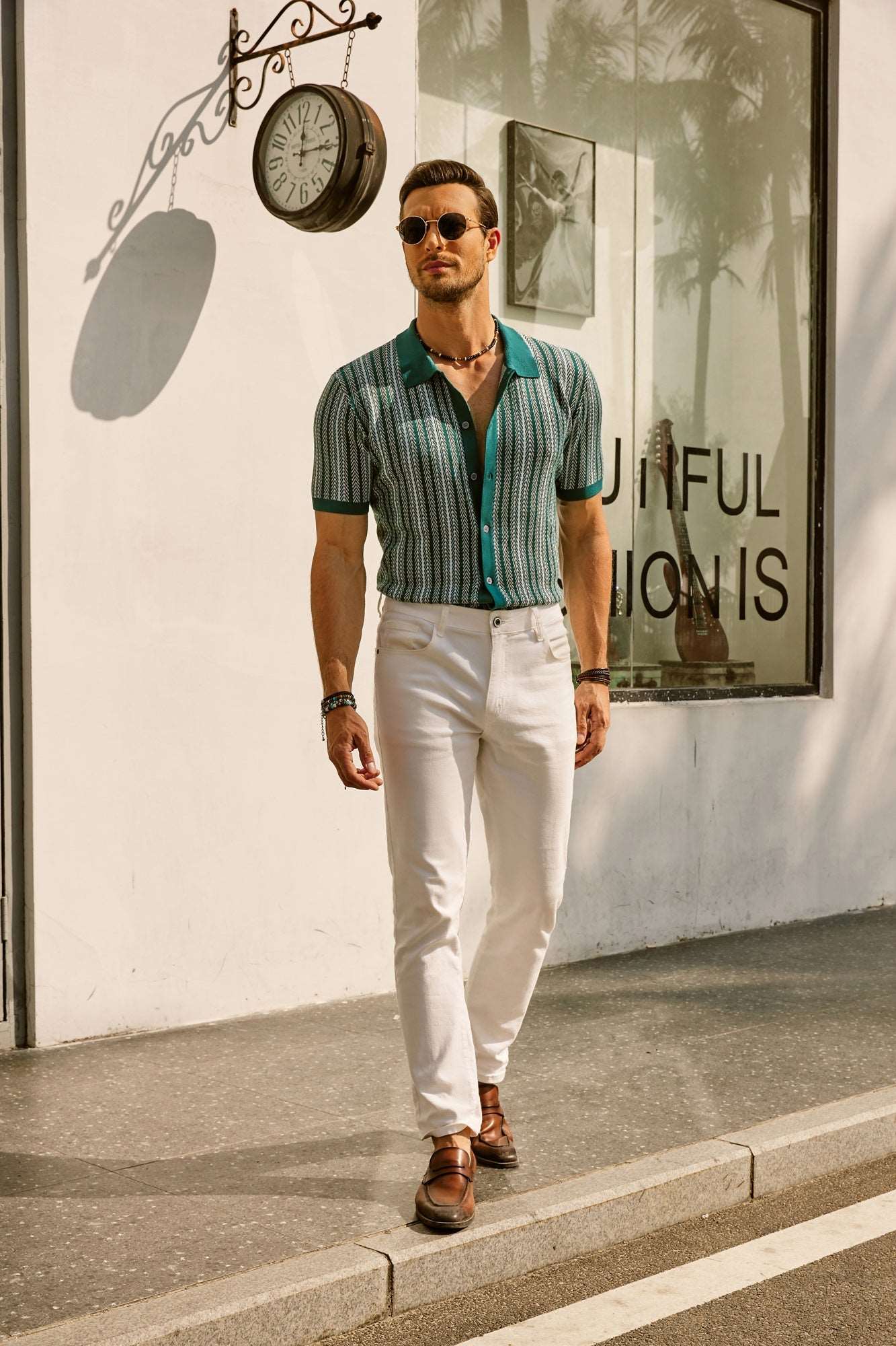 Harris | Retro gestreept vintage overhemd