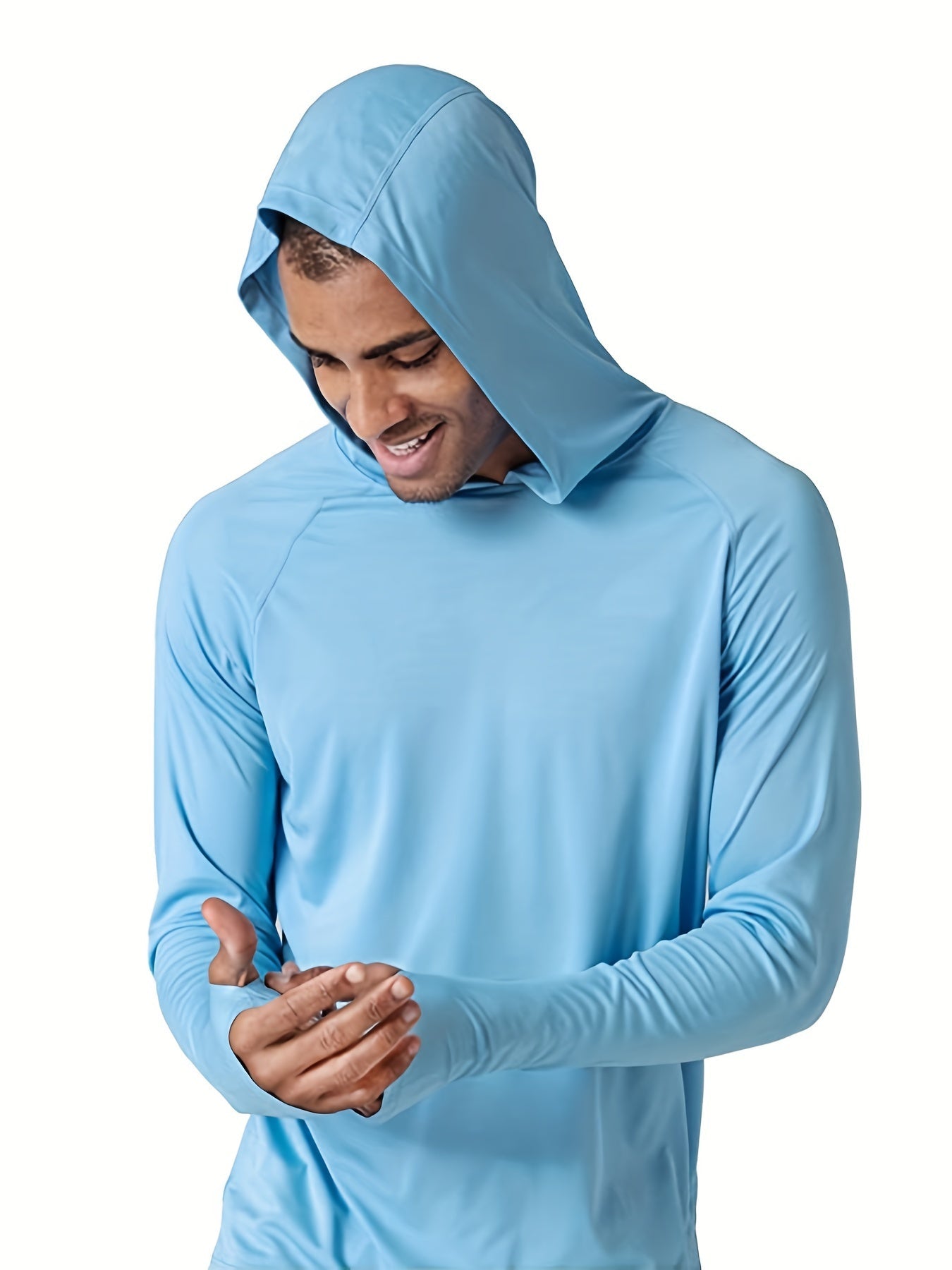 SolarShield | Heren UV-bescherming lange mouwen hoodie - Lichtgewicht UPF 50+