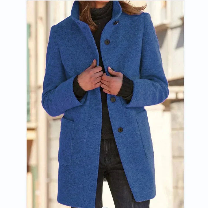 Brisendra | Warme winterjas voor dames – Klassieke, lange, stijlvolle bovenkleding voor koud weer