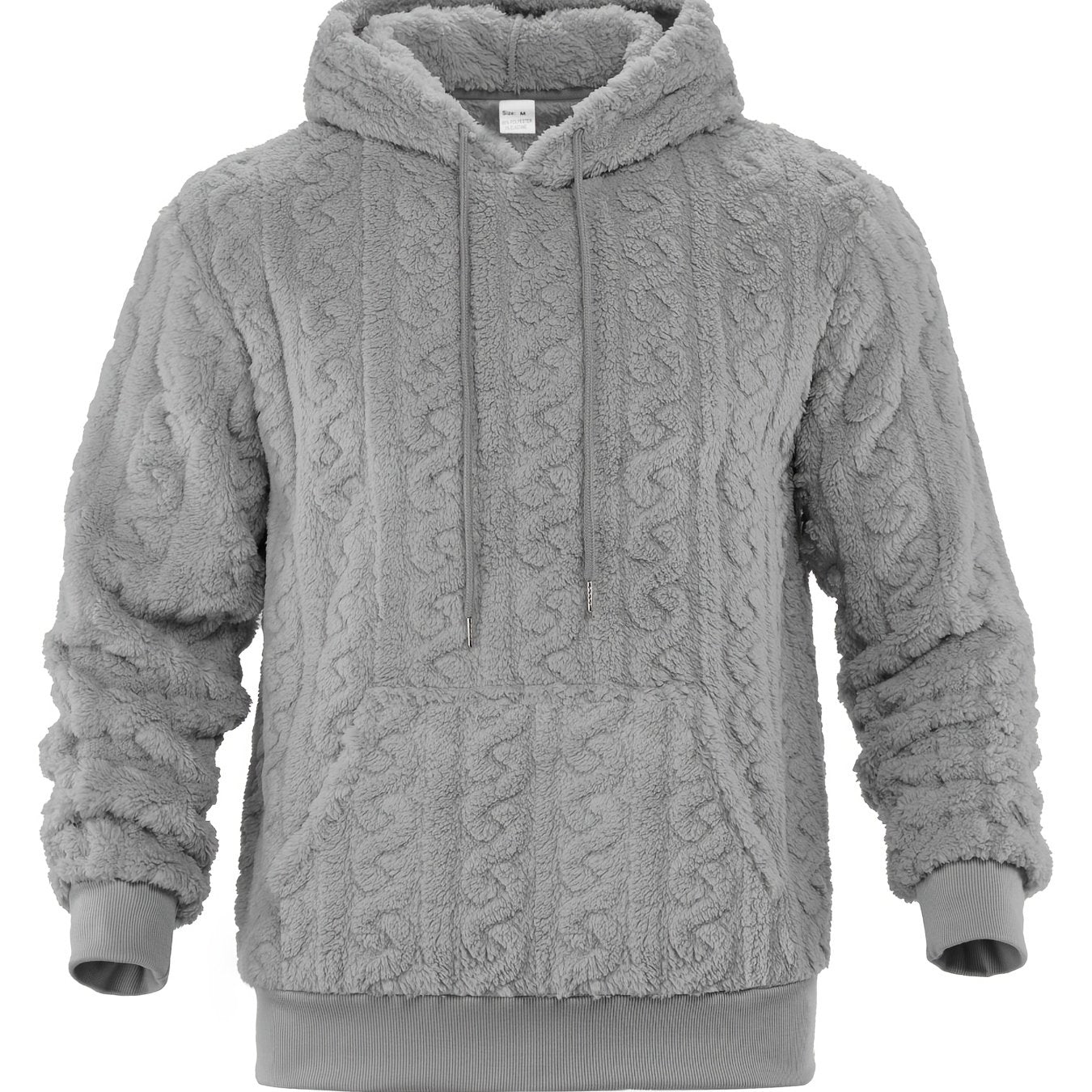 Rander | Thermische fleecehoodie voor heren – Warme pullover-sweatshirt, casual outdoor wintertop