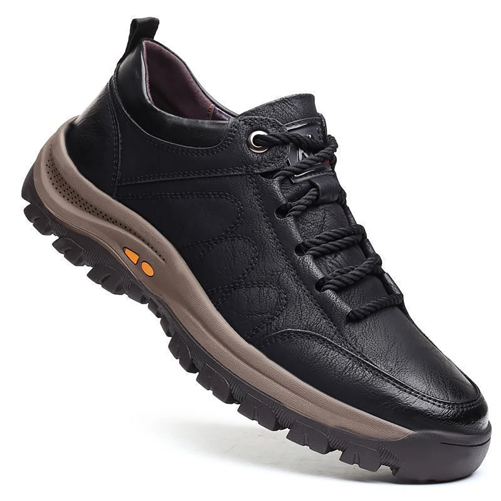 Griploft | Leren herenschoenen - Handgenaaid, steunzolen Casual Schoenen
