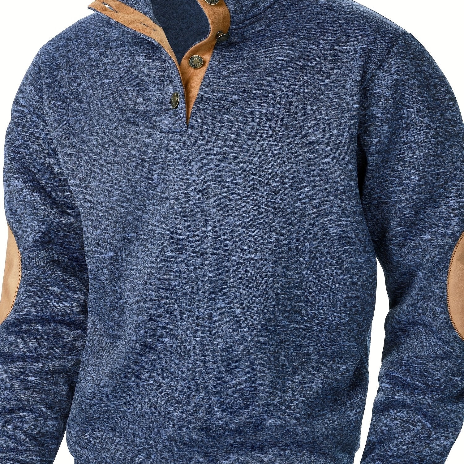 Kristoff | Herenpullover met opstaande kraag en lange mouwen – Casual herfst-wintertop