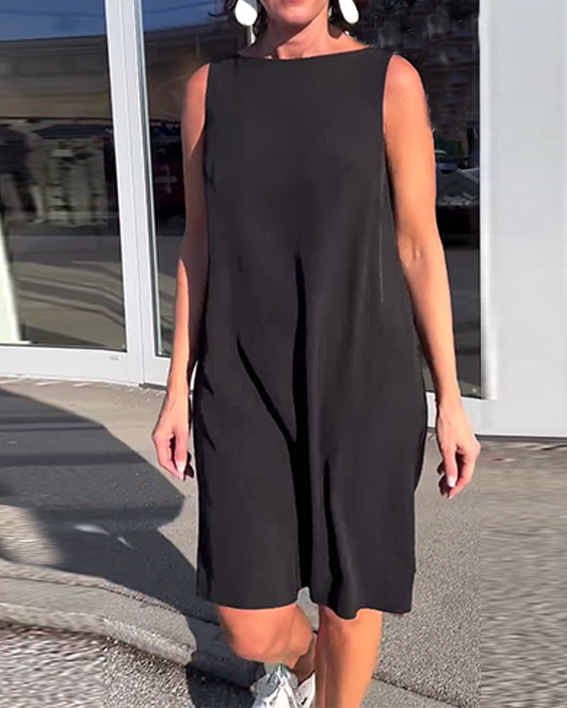 Teyah | Mouwloze Casual Zomerjurk voor dames - Lichtgewicht & Comfortabel