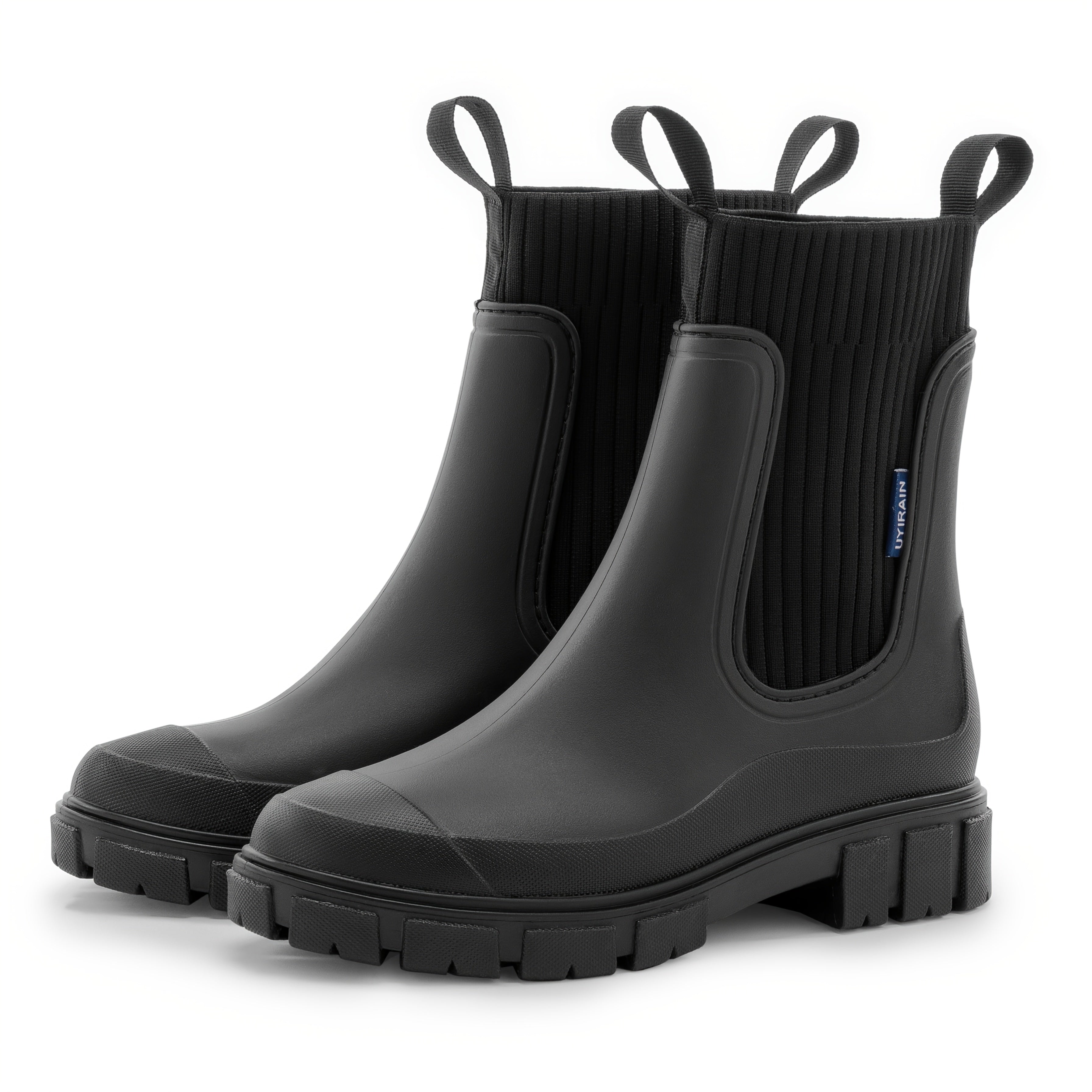PuddleChic | Chelsea regenlaarzen voor dames – antislip, dikke zool, comfortabele outdoorschoenen