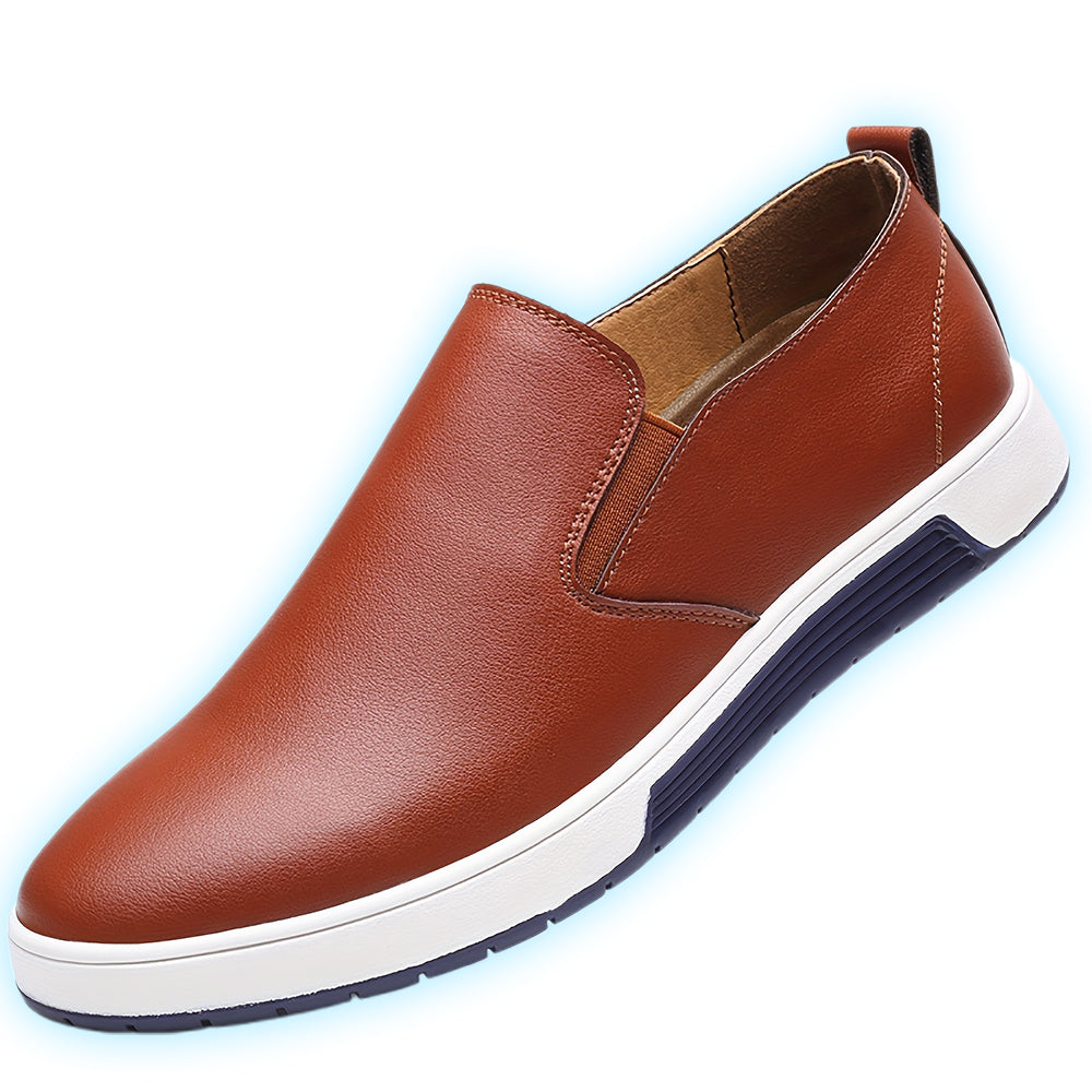 Winsor | Leren herenschoenen - Casual geklede schoenen, comfortabele zachte zool