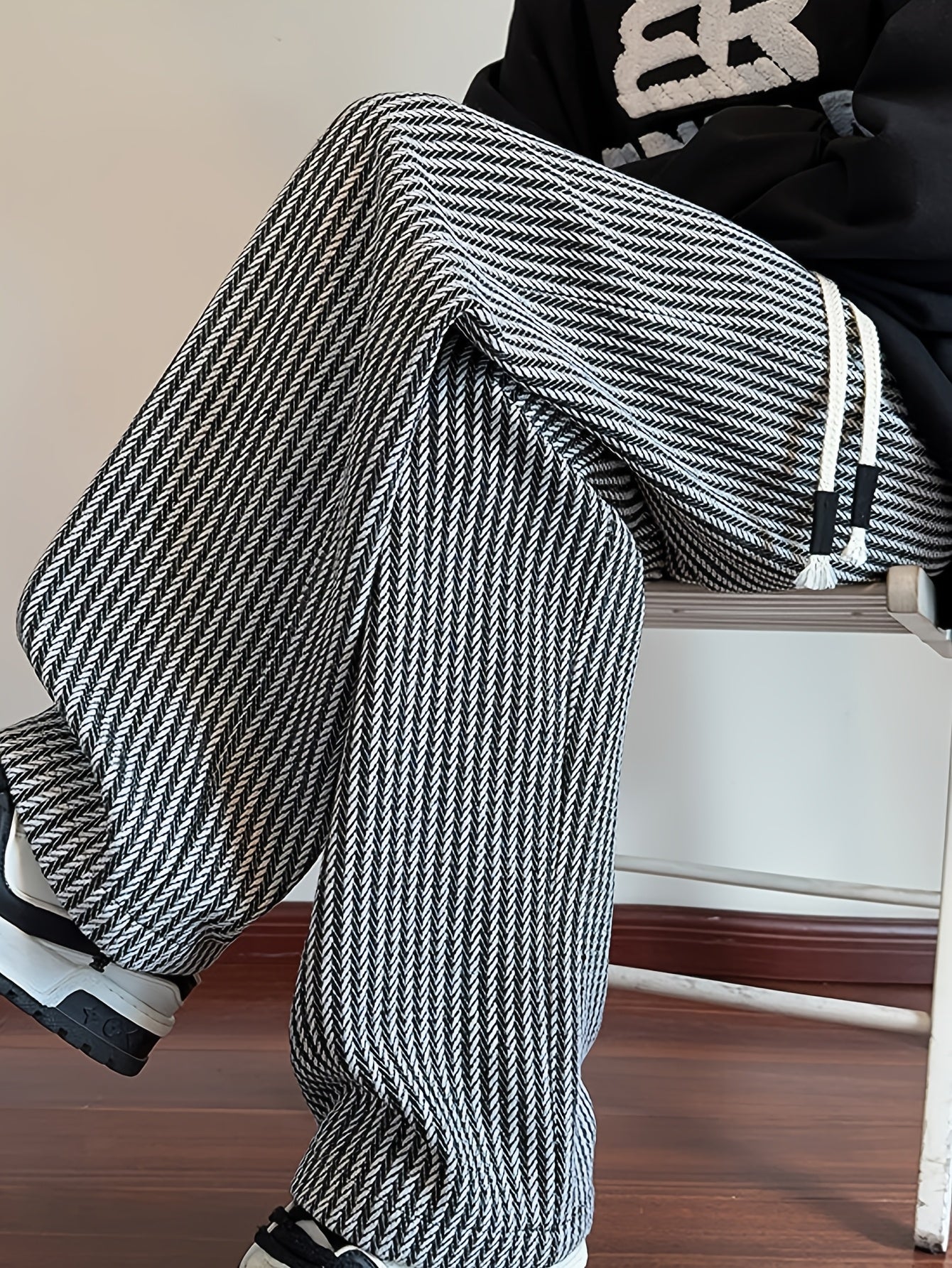 Westley | Casual gebreide herenbroek met strepen - comfortabel ontwerp met rechte pijpen