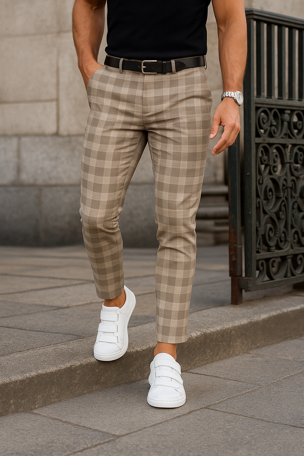 Kauko | Slim Fit broek voor heren - Vrijetijdskleding & zakelijke kleding