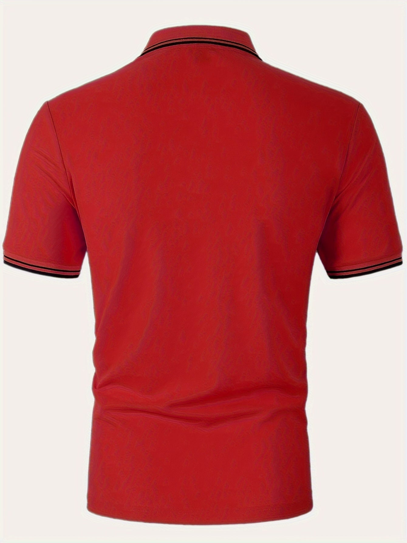 Evren | Heren paarden ridder print korte mouwen Polo Henley shirt - stijlvolle vrijetijdskleding