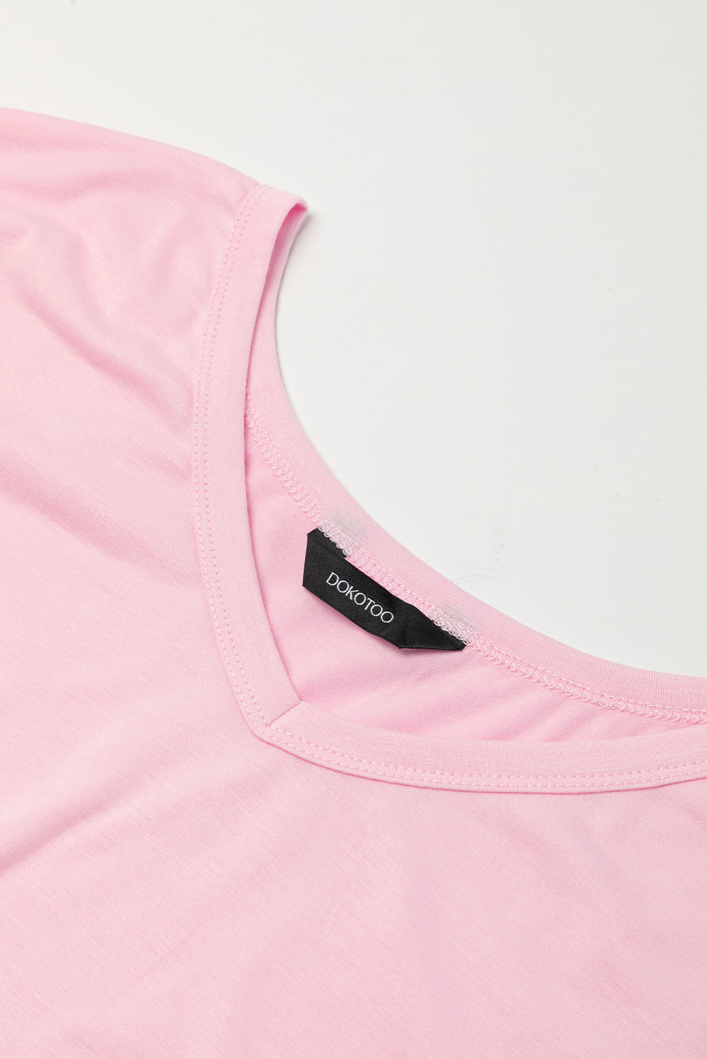 Kaedia | Maxi-jurk met V-hals, Casual Relaxed Fit, Ademend Katoen, Met Zakken