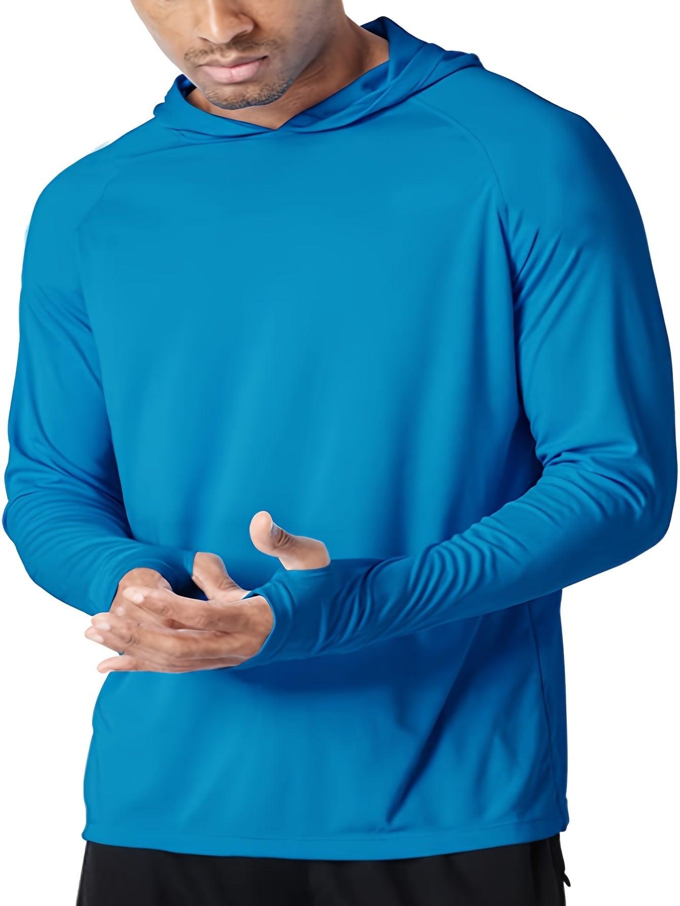 SolarShield | Heren UV-bescherming lange mouwen hoodie - Lichtgewicht UPF 50+