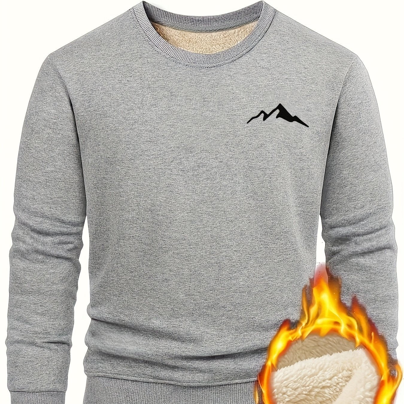 Radoslav | Heren sweatshirt met fleecevoering – Warme herfst-wintertrui, casual top