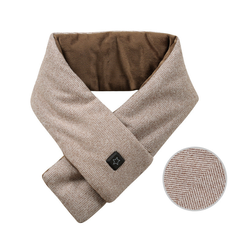 ThermaScarf | Elektrisch verwarmde sjaal – USB-oplaadbare nekwarmer, zachte wintersjaal