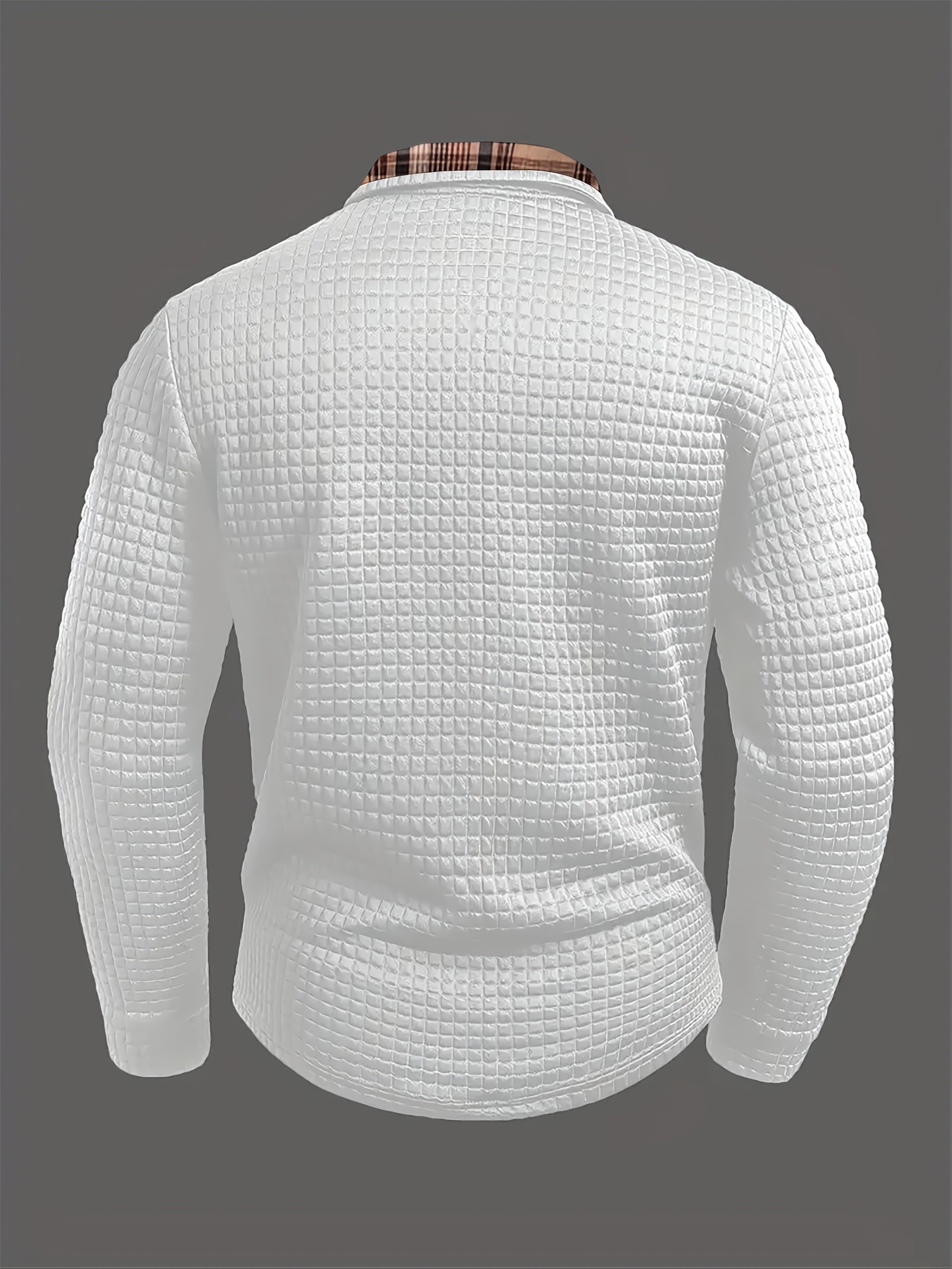 Zenobius | Herenoverhemd met lange mouwen en knopen – Casual regular fit met geruite kraag