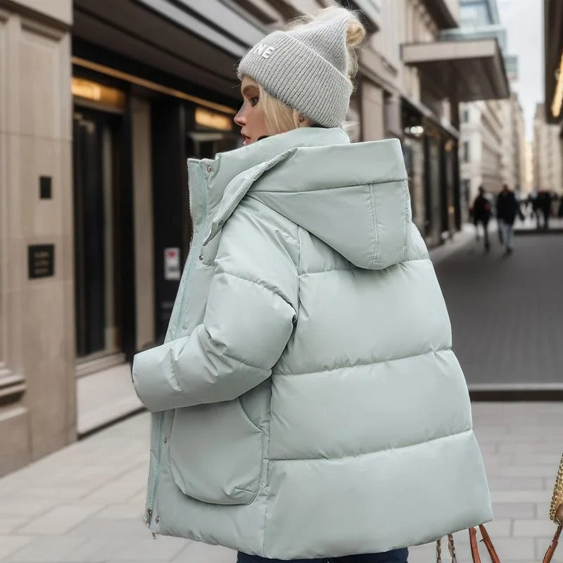 Delwyn | Stormproof pufferjas – Winddichte, waterdichte winterjas met capuchon en isolatie