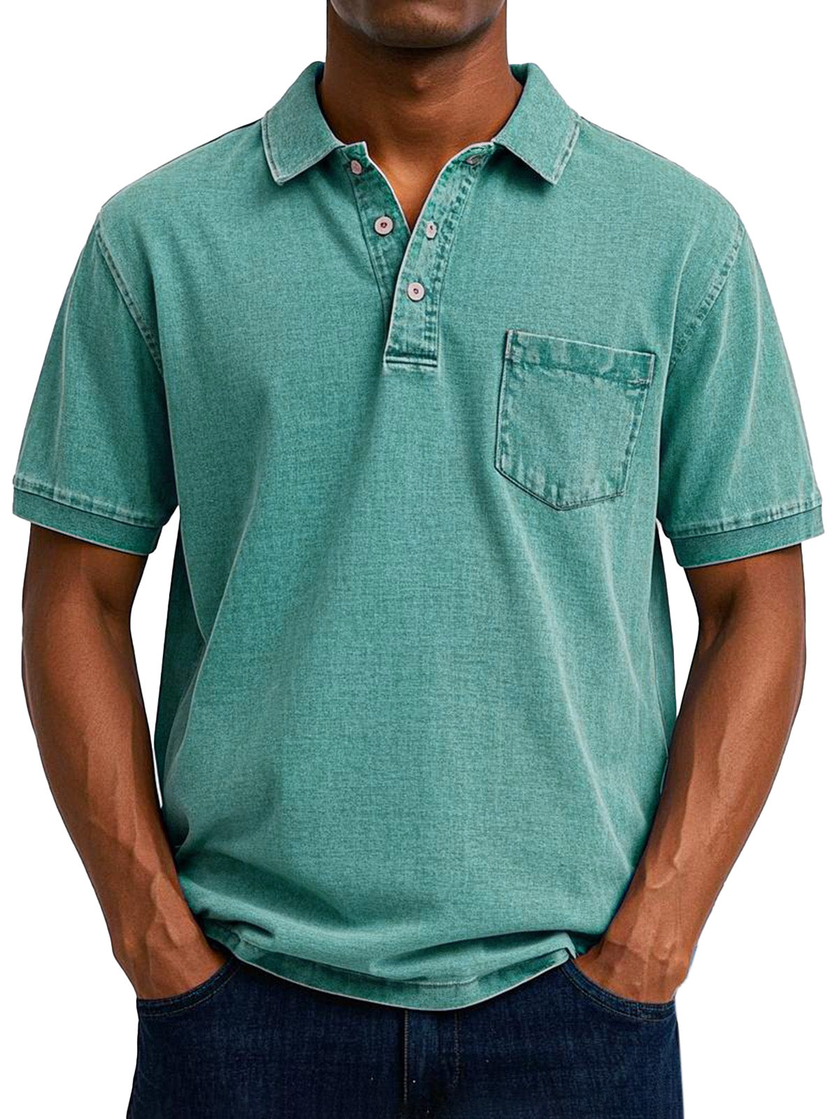 Veikko | Vintage Casual Poloshirt voor heren - Klassieke pasvorm, zachte katoenmix