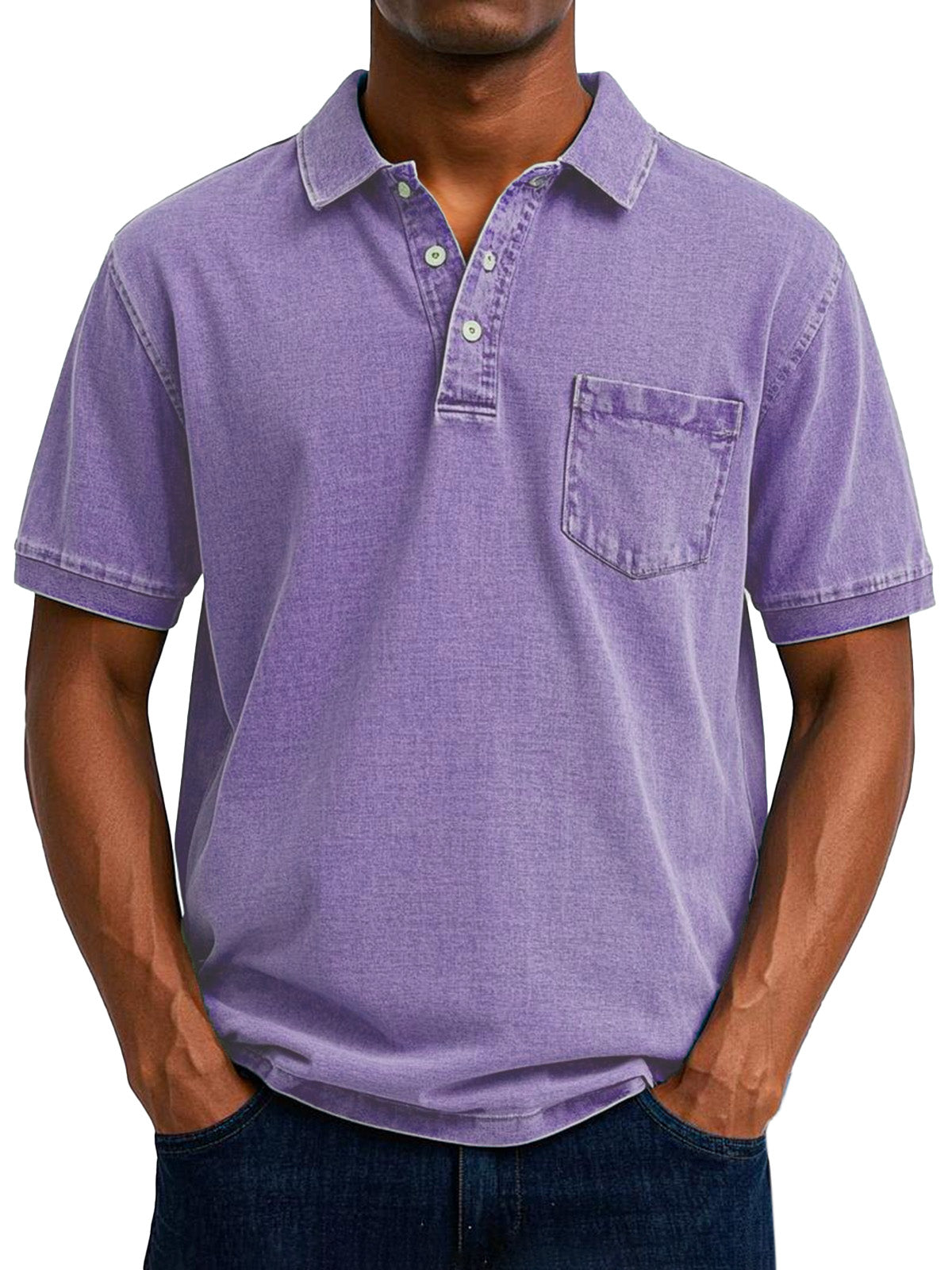 Veikko | Vintage Casual Poloshirt voor heren - Klassieke pasvorm, zachte katoenmix