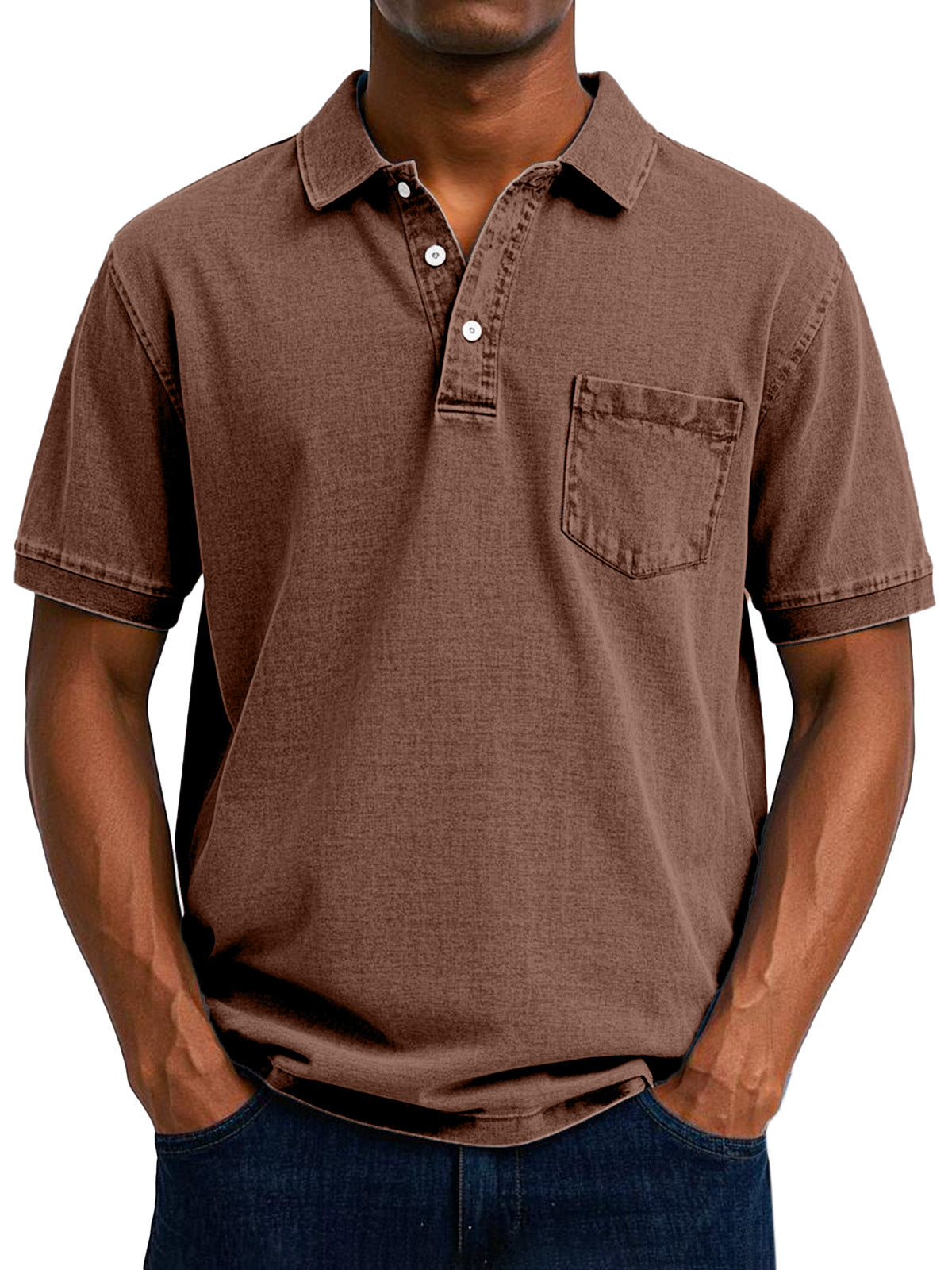 Veikko | Vintage Casual Poloshirt voor heren - Klassieke pasvorm, zachte katoenmix