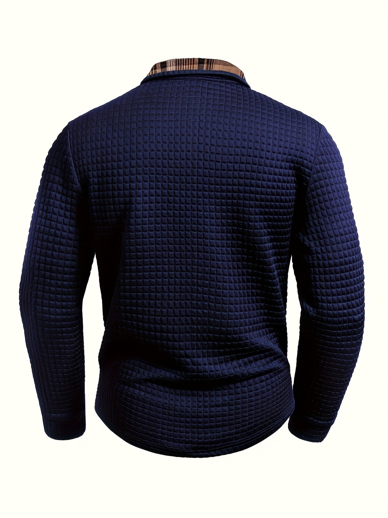 Zenobius | Herenoverhemd met lange mouwen en knopen – Casual regular fit met geruite kraag