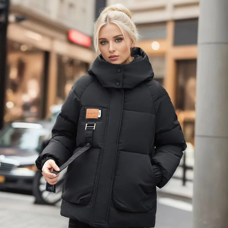 Delwyn | Stormproof pufferjas – Winddichte, waterdichte winterjas met capuchon en isolatie