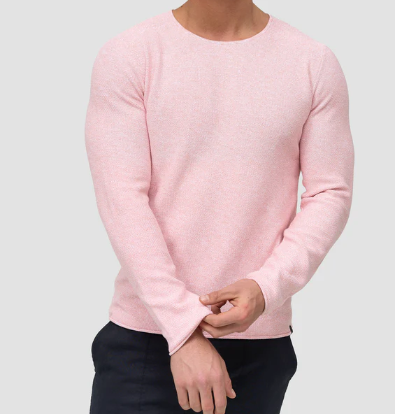 Lorvric | Klassieke herentrui met ronde hals – Lichtgewicht, ademende gebreide pullover, casual top