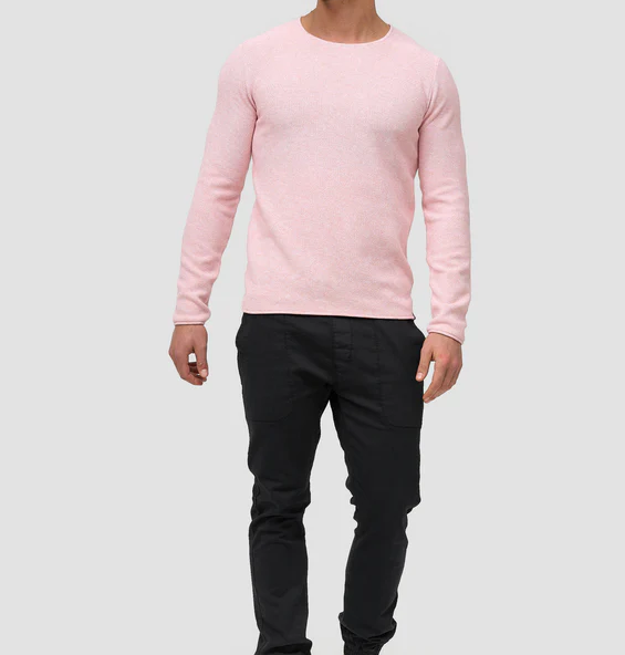 Lorvric | Klassieke herentrui met ronde hals – Lichtgewicht, ademende gebreide pullover, casual top