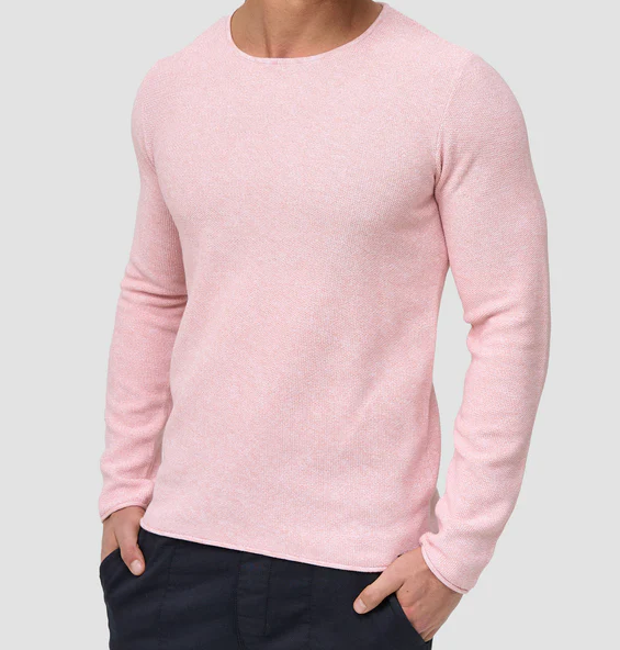 Lorvric | Klassieke herentrui met ronde hals – Lichtgewicht, ademende gebreide pullover, casual top