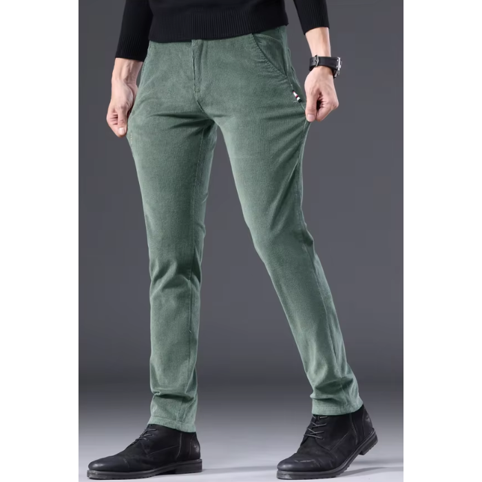 Cirel | Warme Corduroy Herenbroek met Fleece Voering - Casual Winterbroek Zachte & Comfortabele Pasvorm