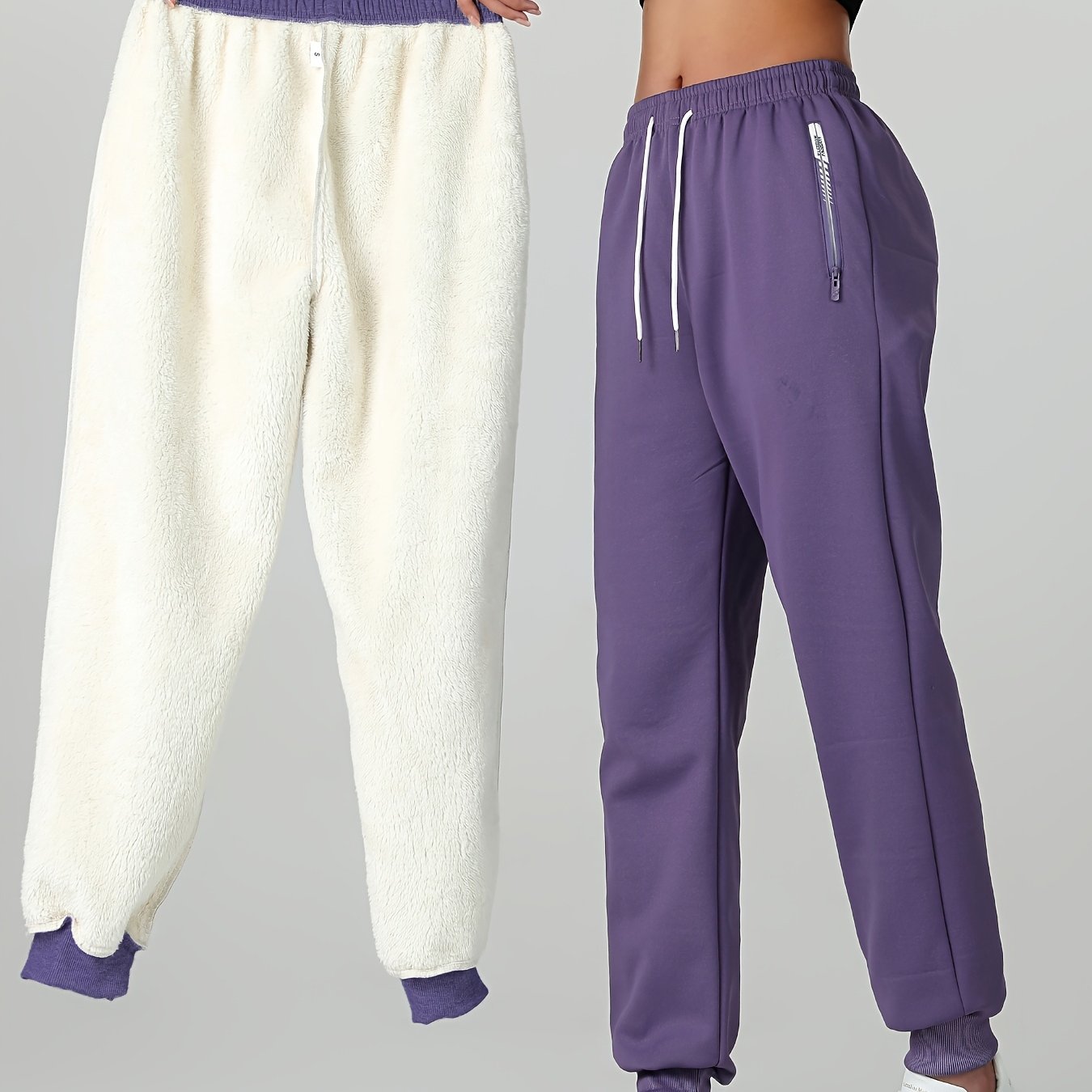 Clarine | Thermische fleece gevoerde winterbroek voor dames – Winddichte broek