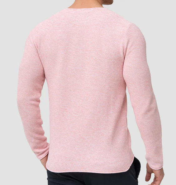 Lorvric | Klassieke herentrui met ronde hals – Lichtgewicht, ademende gebreide pullover, casual top