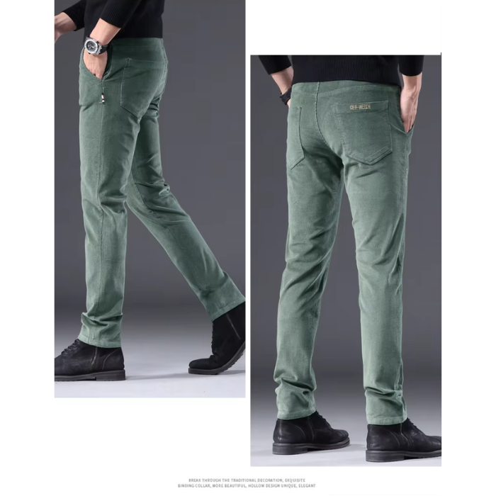 Cirel | Warme Corduroy Herenbroek met Fleece Voering - Casual Winterbroek Zachte & Comfortabele Pasvorm