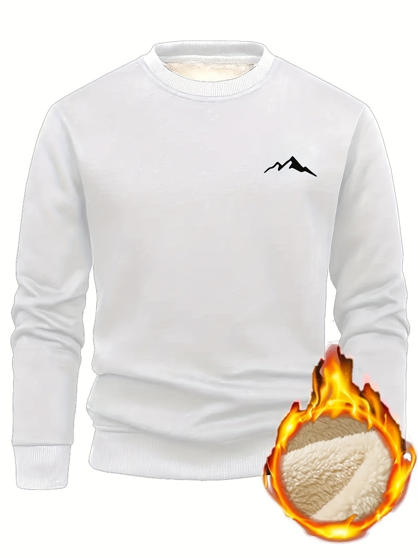 Radoslav | Heren sweatshirt met fleecevoering – Warme herfst-wintertrui, casual top
