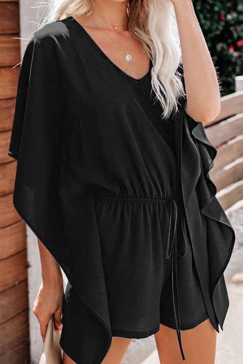Ismeria | Stijlvolle V-hals Romper met vleermuismouwen - Comfortabele & Chique Jumpsuit voor dames