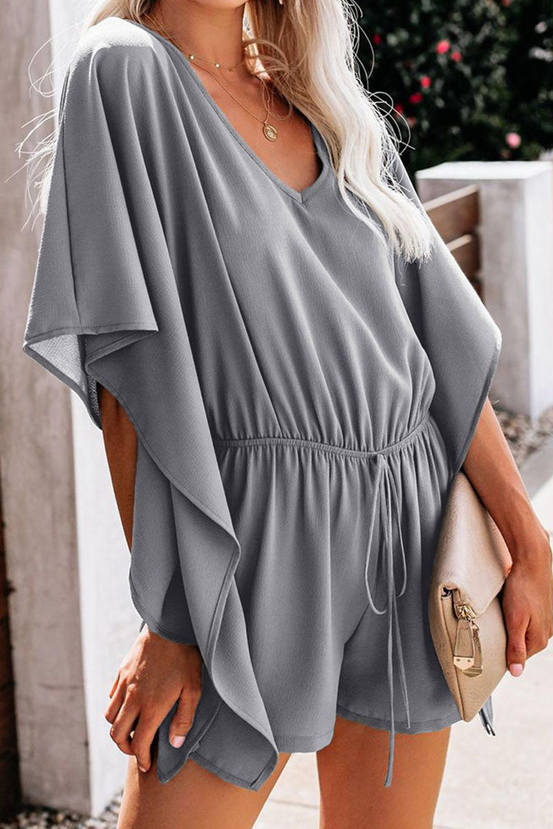 Ismeria | Stijlvolle V-hals Romper met vleermuismouwen - Comfortabele & Chique Jumpsuit voor dames