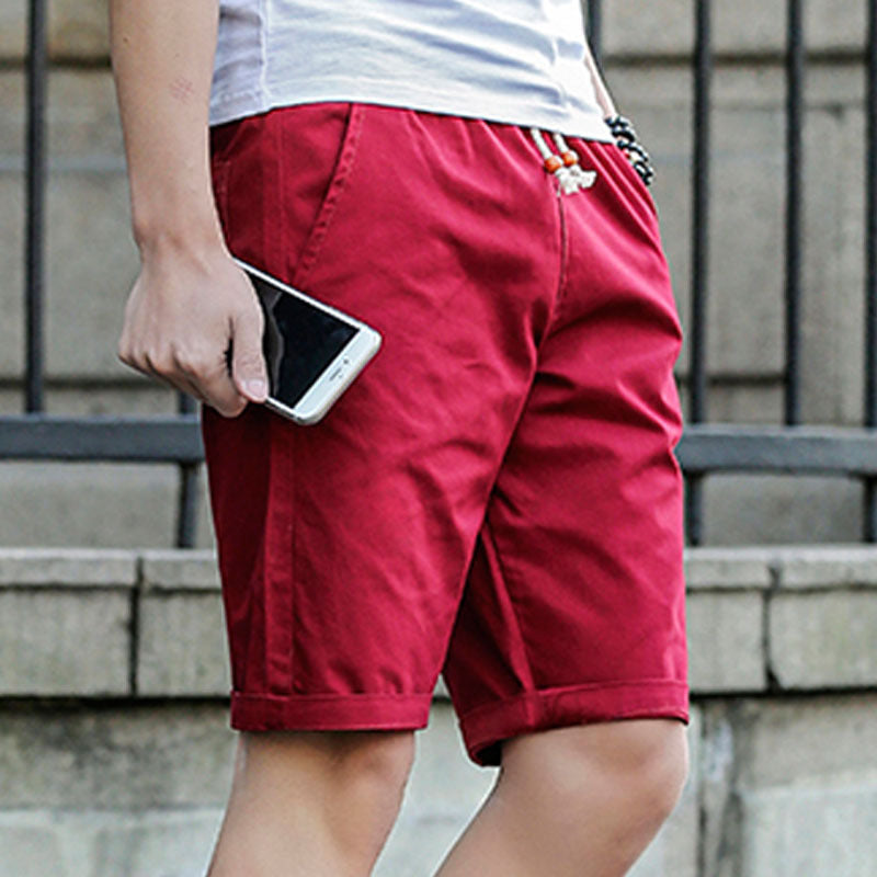 Gyorgy | Mannen Ademende Casual Trekkoord Shorts - Lichtgewicht Zomer Shorts