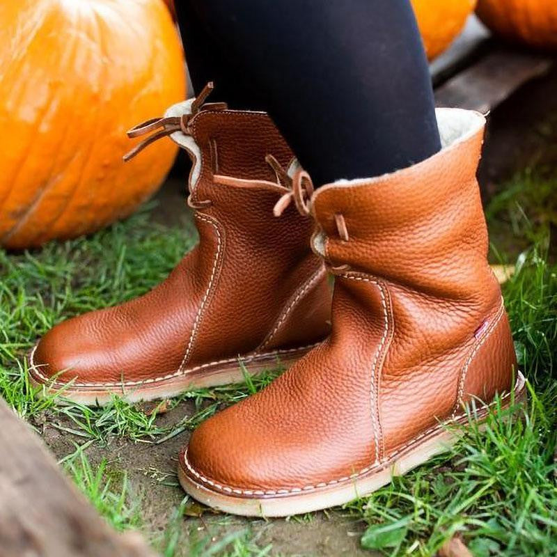 Bootique | Waterdichte winterlaarzen met bontvoering voor dames - antislip, geïsoleerd, warme sneeuwschoenen