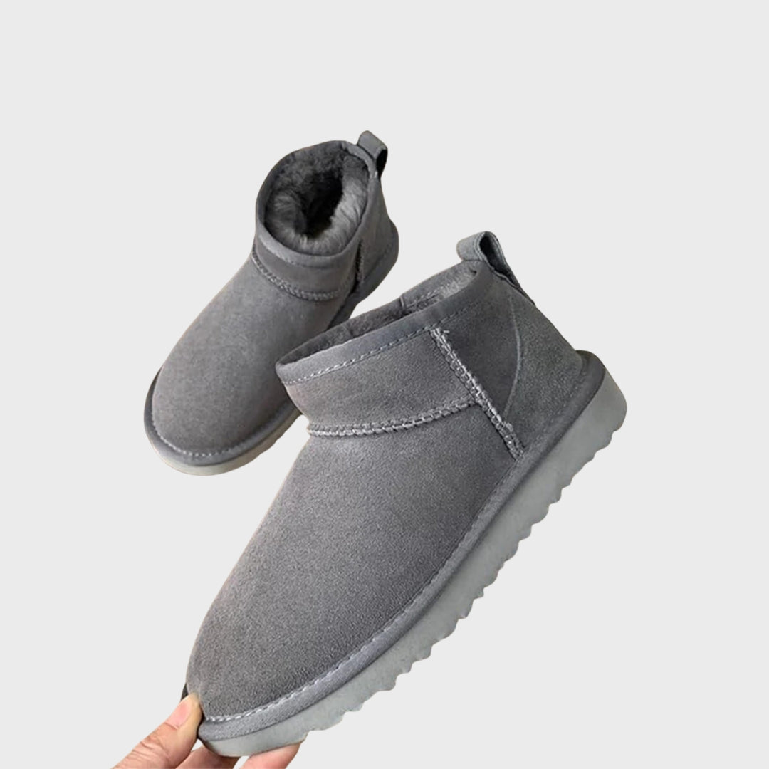 Tiriel | Warme winterlaarzen voor dames – Waterdichte enkellaarzen met bontvoering