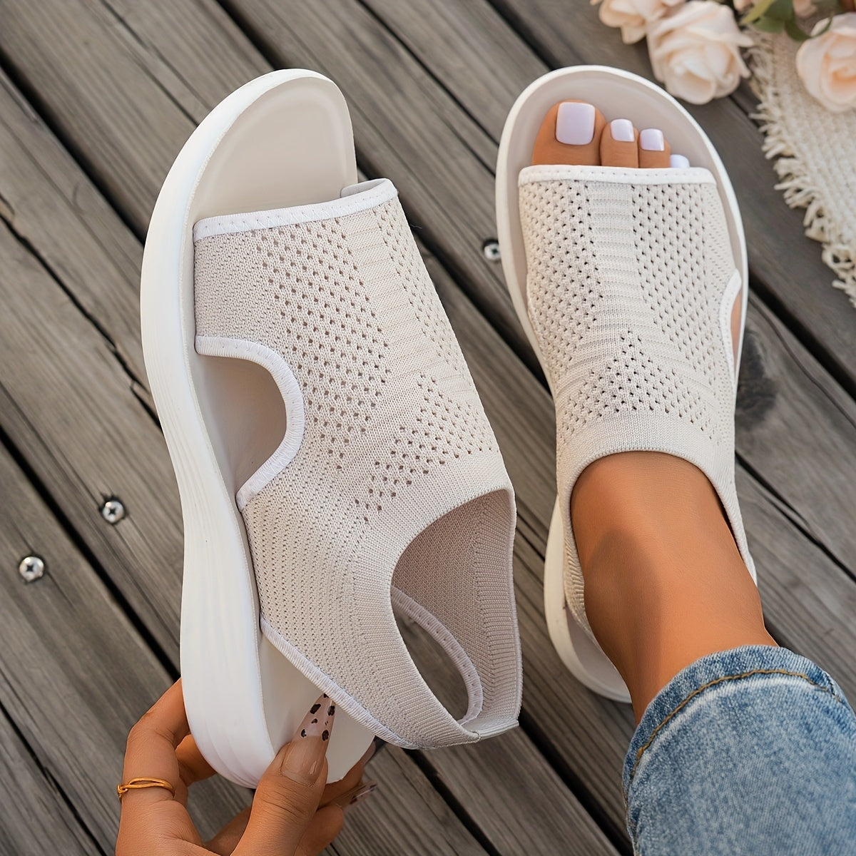 Airva | Lichtgewicht sandalen met steun voor de voetholte - ademende en gedempte slippers