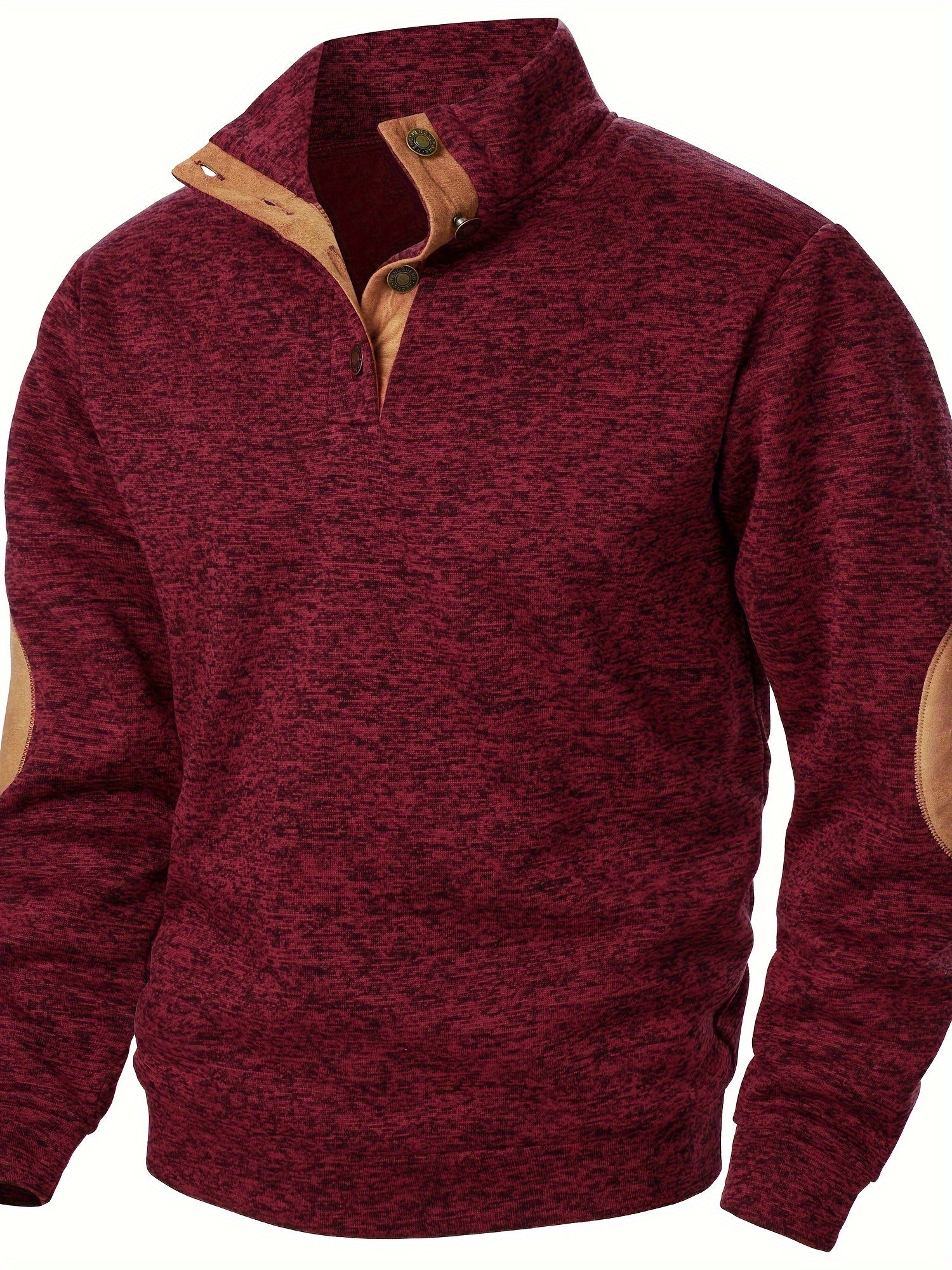 Kristoff | Herenpullover met opstaande kraag en lange mouwen – Casual herfst-wintertop