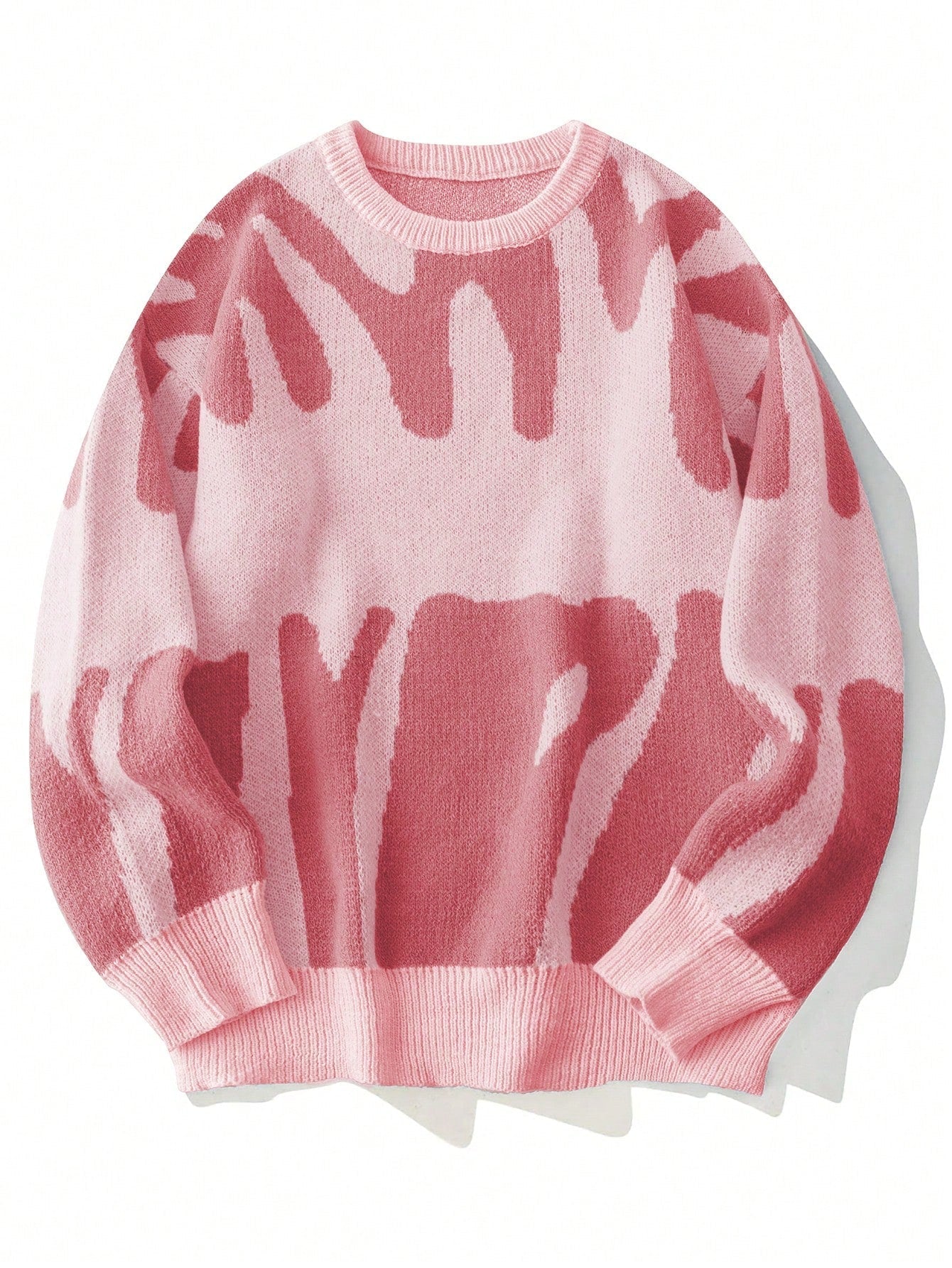 Eliasz | Heren trui met abstract geometrisch patroon – Modern gebreid, casual en stijlvol