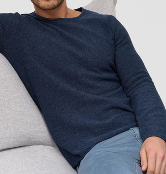 Lorvric | Klassieke herentrui met ronde hals – Lichtgewicht, ademende gebreide pullover, casual top