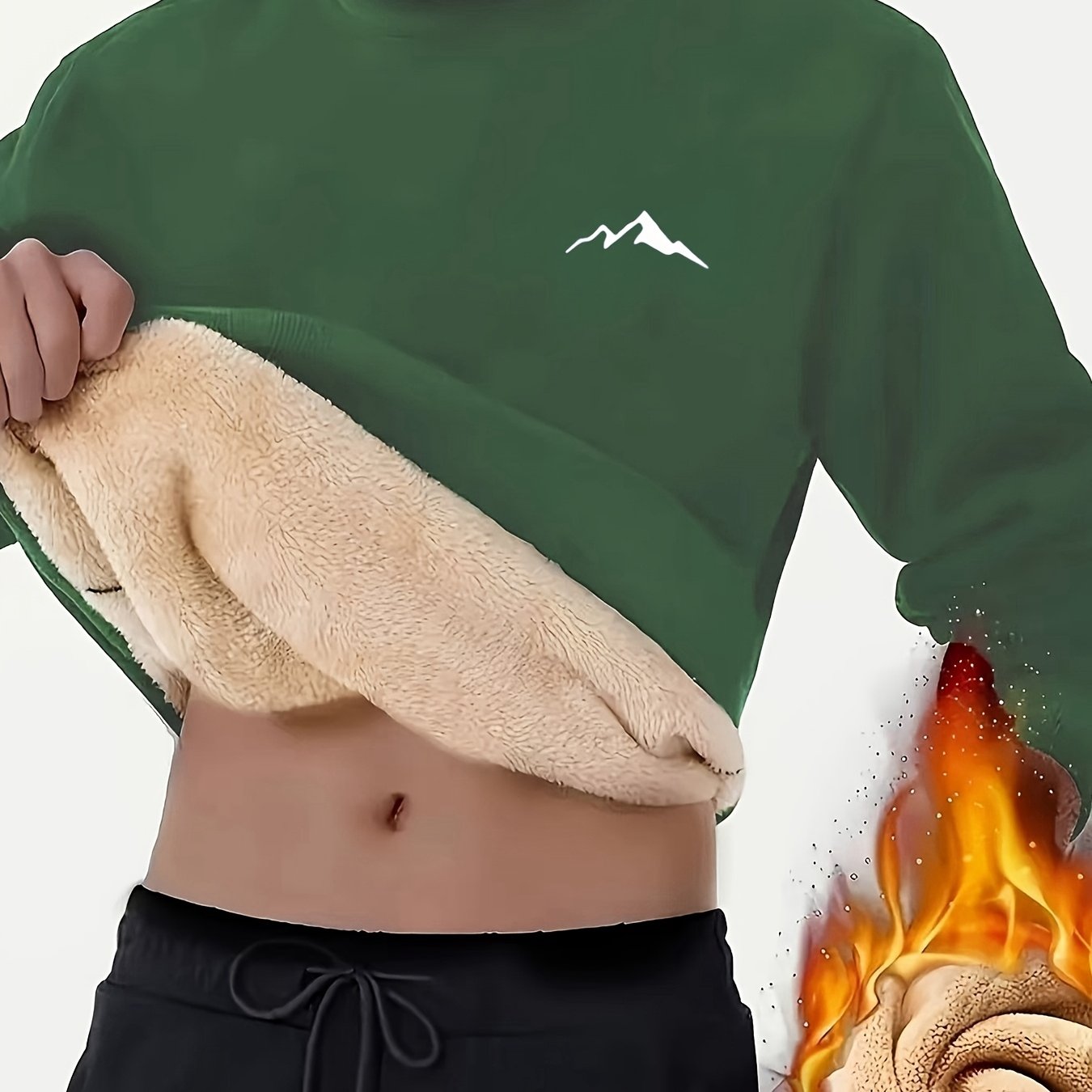 Radoslav | Heren sweatshirt met fleecevoering – Warme herfst-wintertrui, casual top