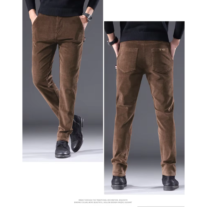 Cirel | Warme Corduroy Herenbroek met Fleece Voering - Casual Winterbroek Zachte & Comfortabele Pasvorm