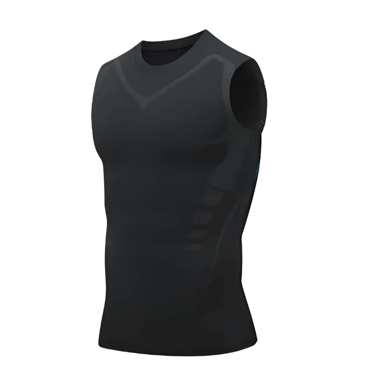CoreSculpt | Compressie-afslankvest voor heren - Mouwloze Shaper Tank voor sportschool, lichaamshouding en buikspiercontrole