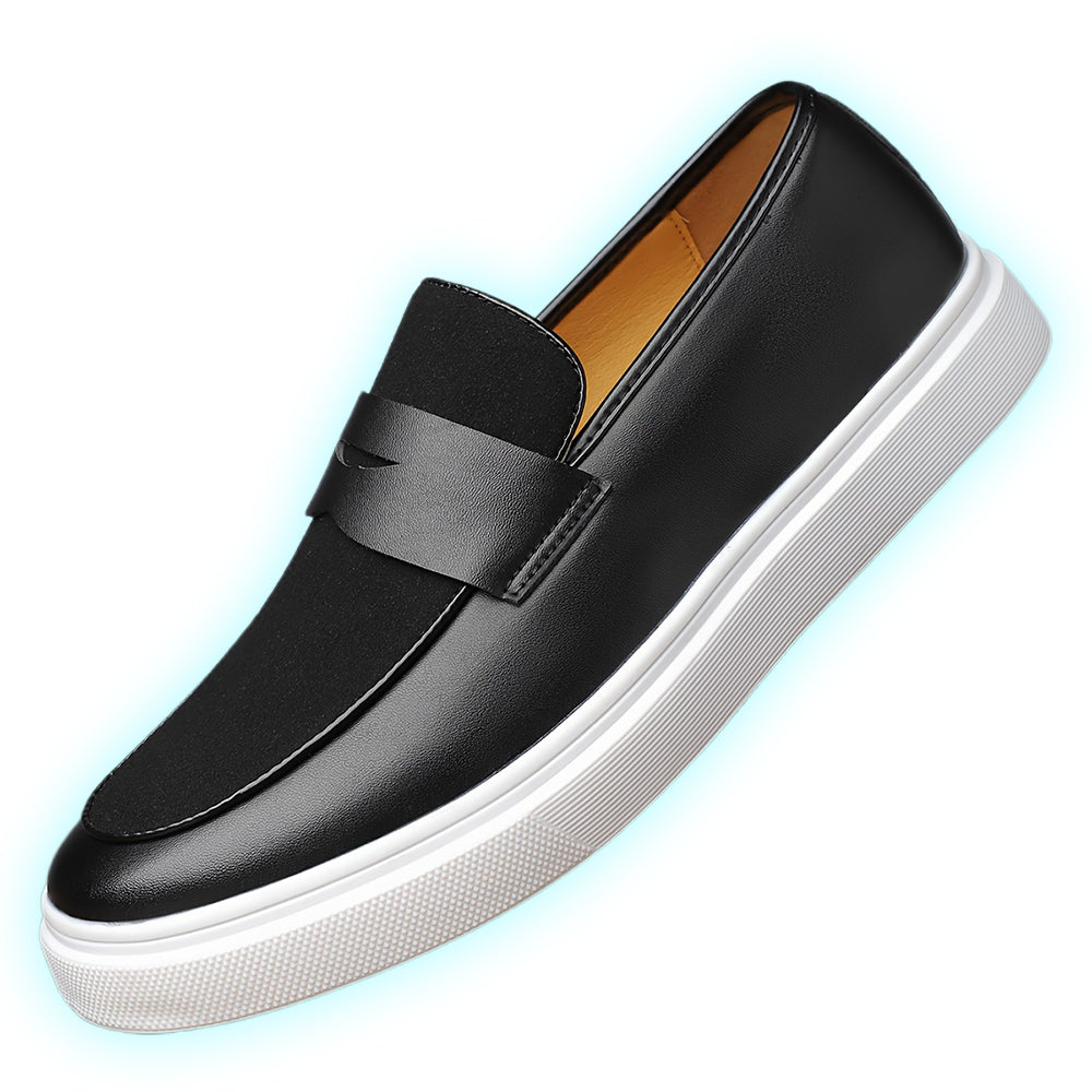 Nyall | Heren Penny Loafers - Slip-On Leren Geklede Schoenen voor Formele & Zakelijke Casual Outfits