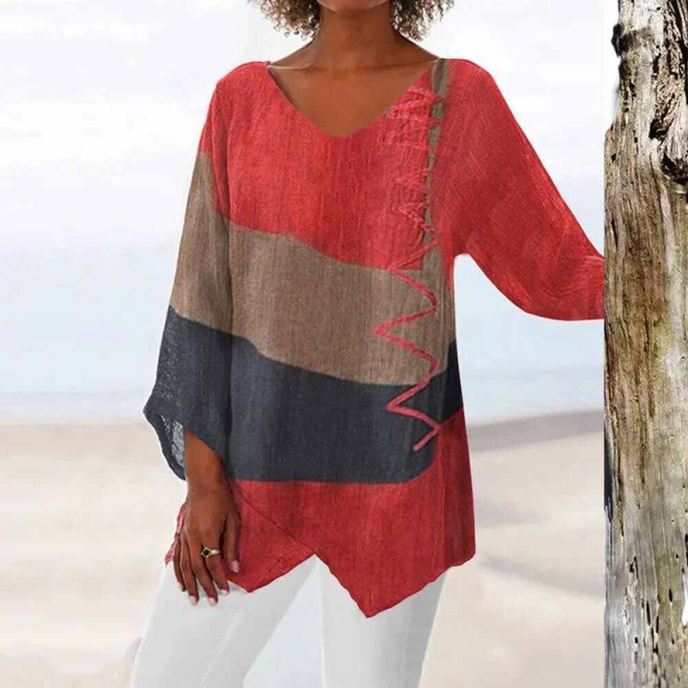 Imogen | Elegante Vrouwenblouse - Losjes, Lichtgewicht, Casual Chique Top