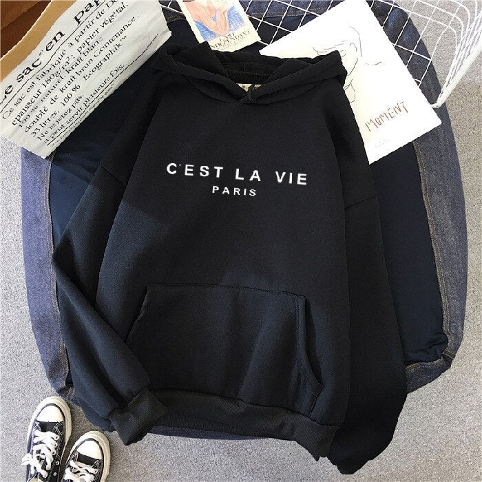 VieHood | La Vie Hoodie – Dames Comfortabele Trui, Casual Sweatshirt, Zacht & Warme Pullover