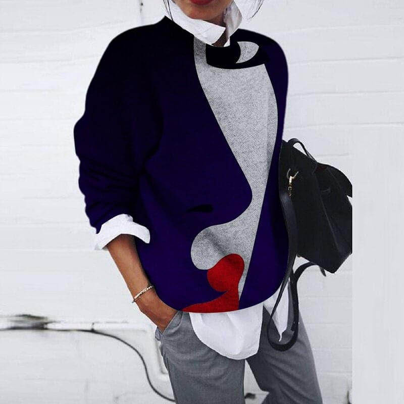 Faylith | Warme dames trui – zachte, comfortabele pullover voor casual en winterkleding