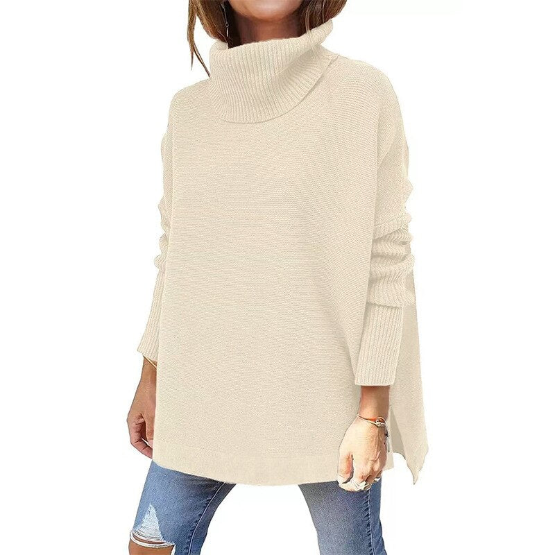 Tarelle | Premium coltrui voor dames, comfortabel gebreid, relaxte pasvorm, wintertop