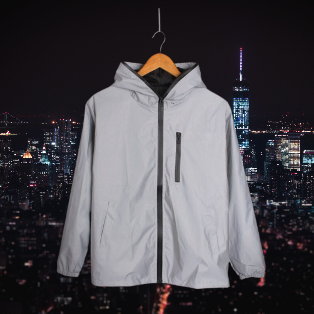 Torvick | Heren Reflecterende Windbreaker met Capuchon – Lichtgewicht, Waterafstotend, Hoogzichtbare 3M Reflectie